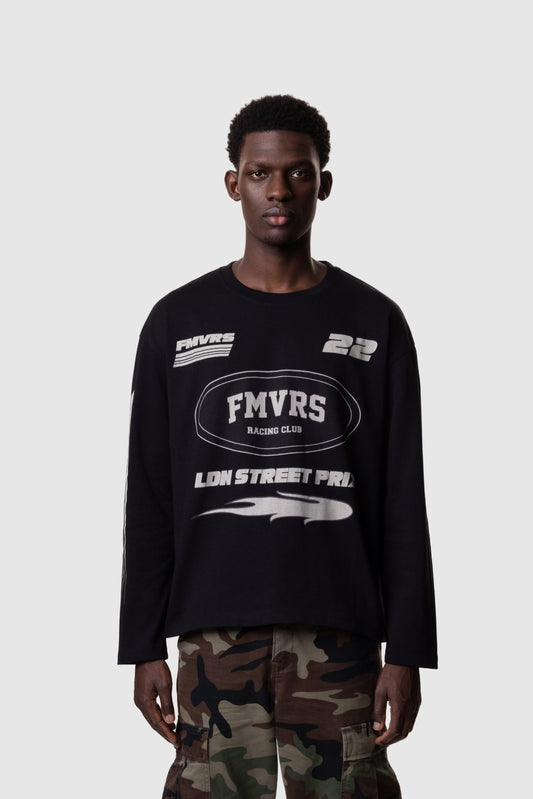 RACER SERIES LONG SLEEVE - BLACK