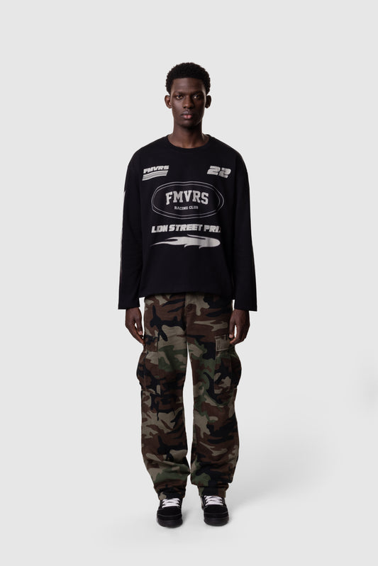 RACER SERIES LONG SLEEVE - BLACK