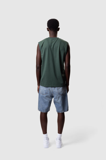 RACER SERIES SLEEVELESS - PINE GREEN