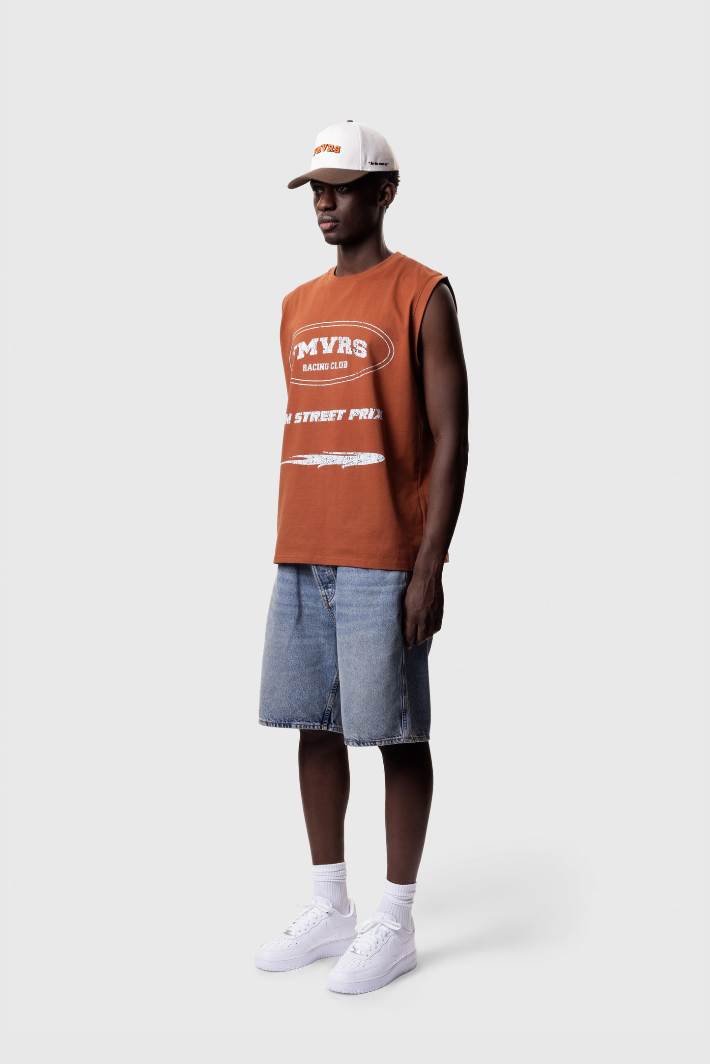 RACER SERIES SLEEVELESS - ORANGE BRICK