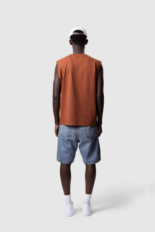 RACER SERIES SLEEVELESS - ORANGE BRICK