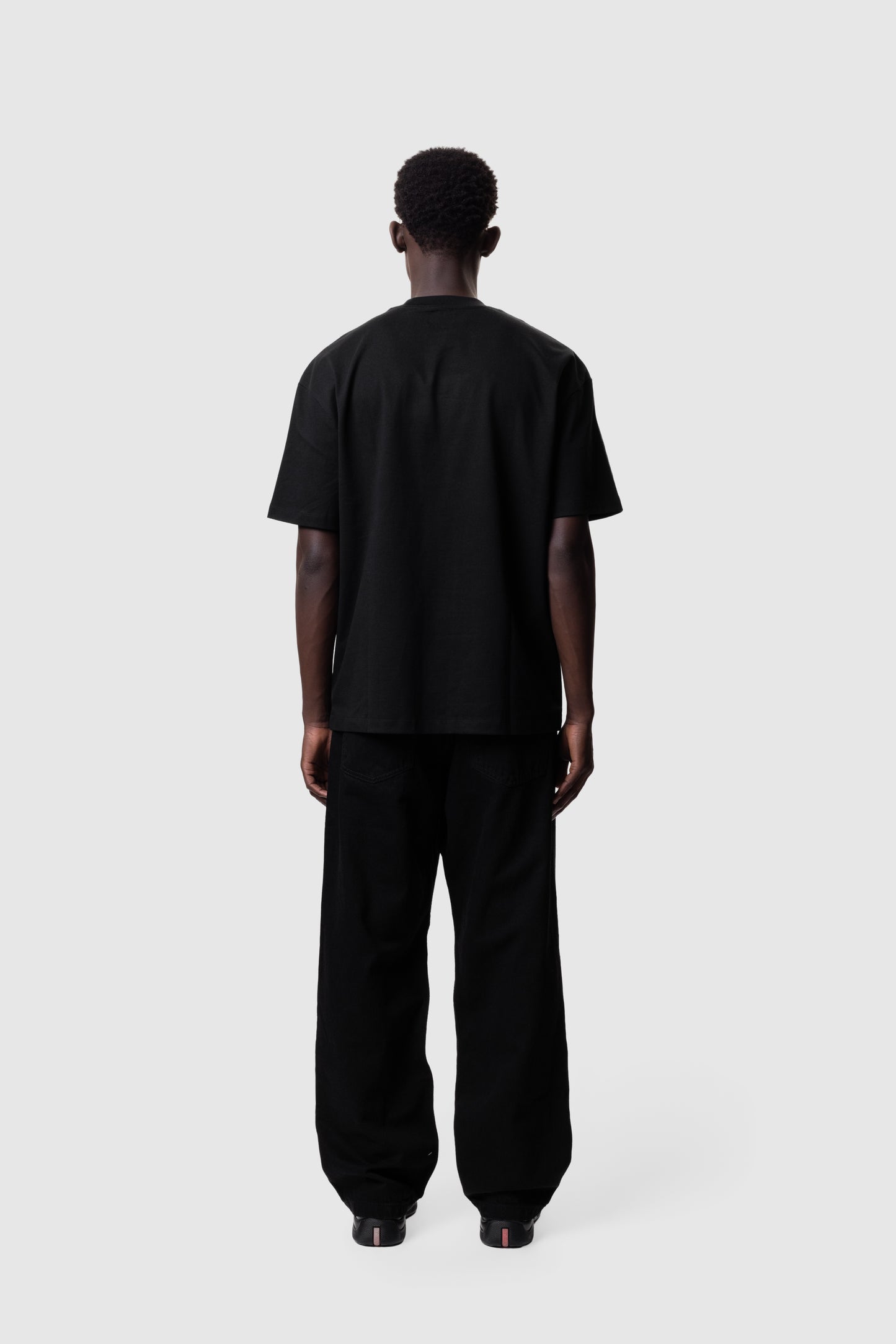 CLUB OVERSIZED T-SHIRT - BLACK