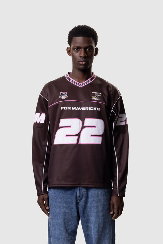 ATHLETIC JERSEY - BROWN