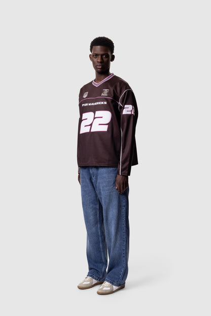ATHLETIC JERSEY - BROWN