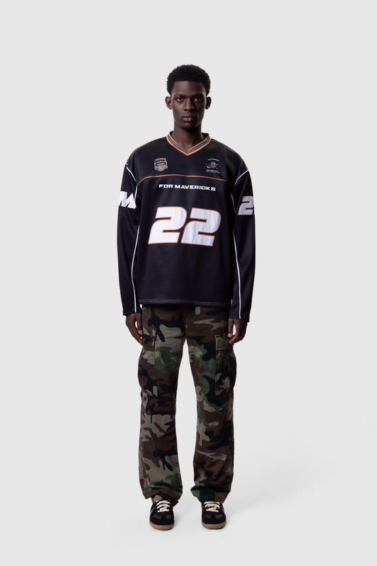 ATHLETIC JERSEY - BLACK