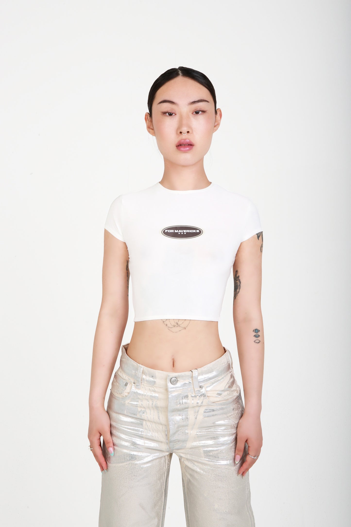 Club Crop Top (White)