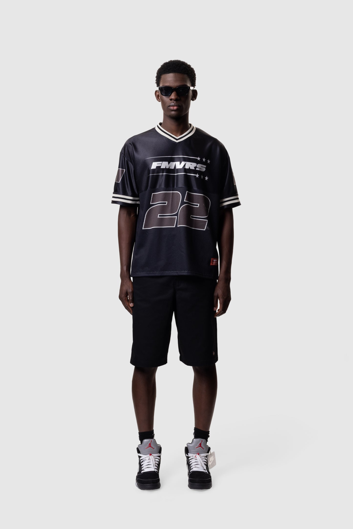 ATHLETIC MESH JERSEY - BLACK