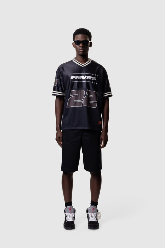 ATHLETIC MESH JERSEY - BLACK