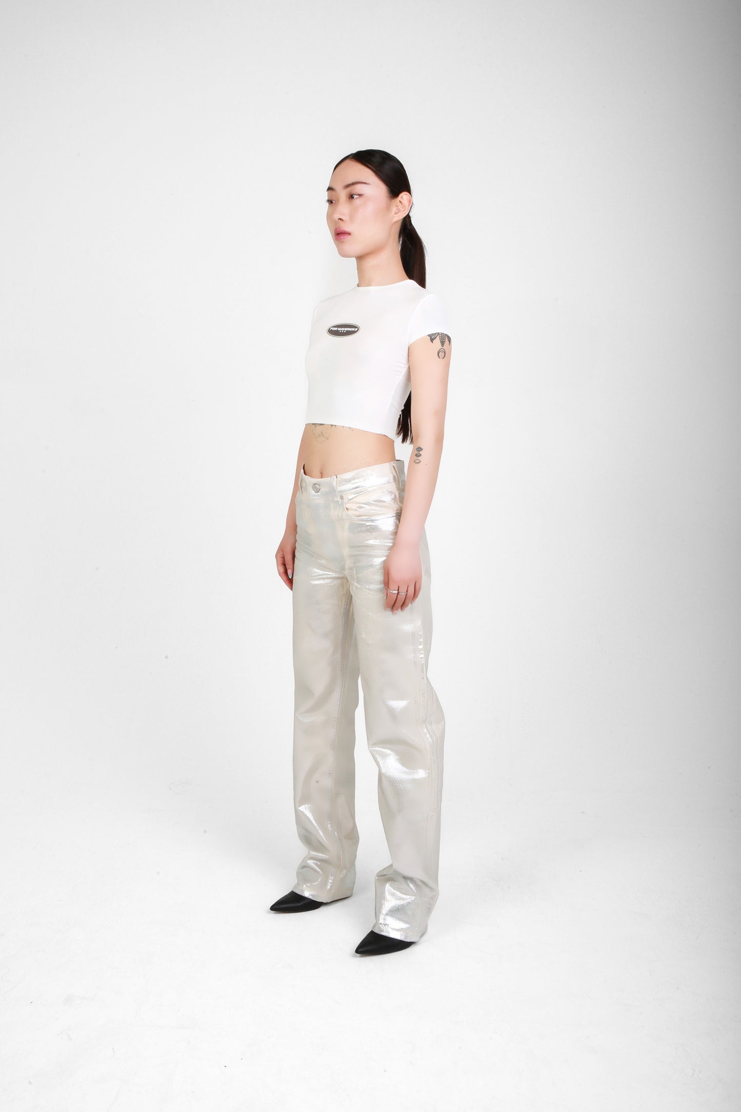 Club Crop Top (White)