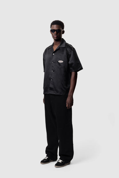 CLUB BOWLING SHIRT- BLACK