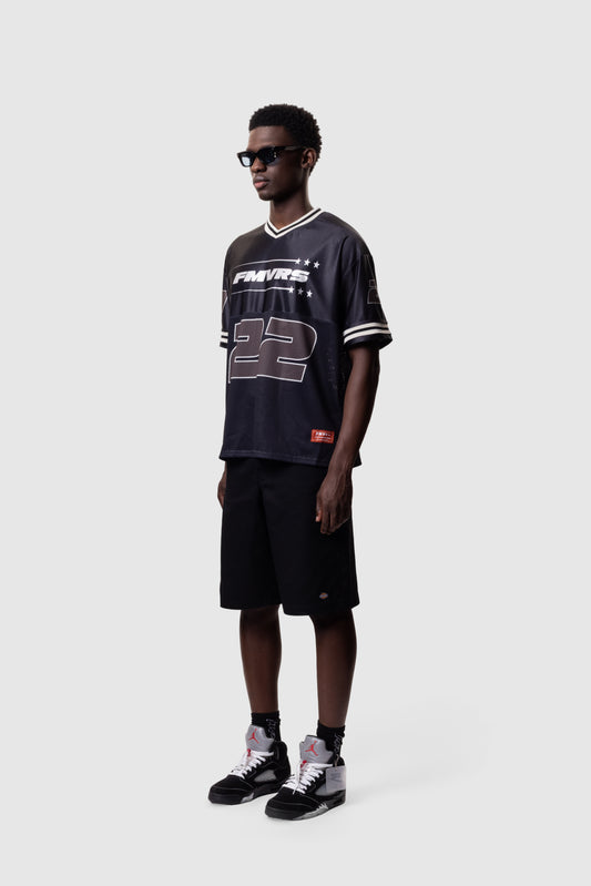 ATHLETIC MESH JERSEY - BLACK