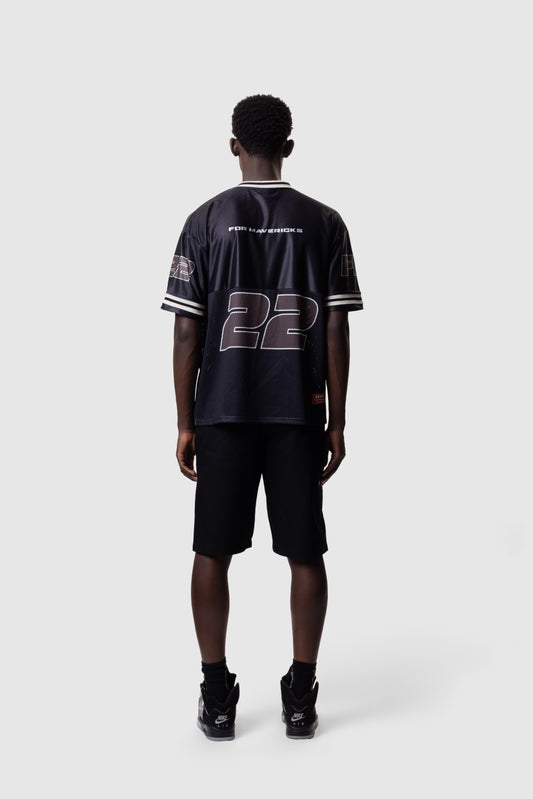 ATHLETIC MESH JERSEY - BLACK