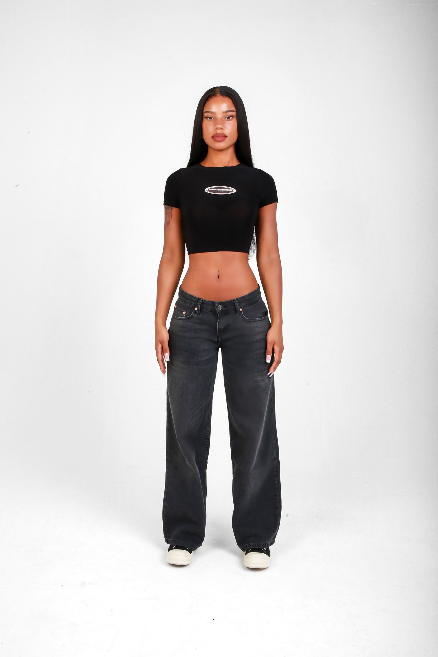 Club Crop Top (Black)