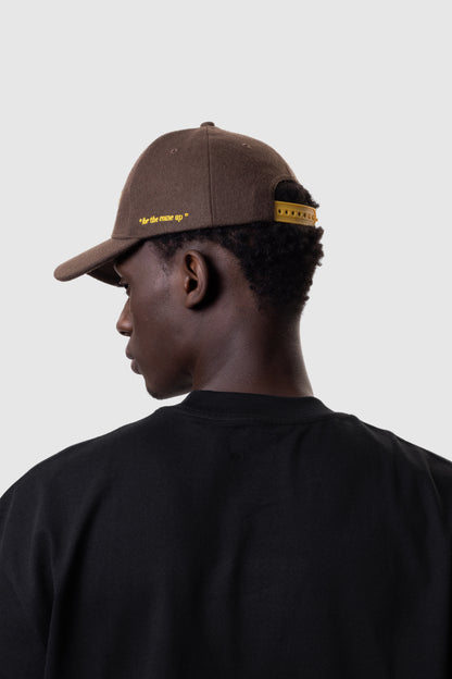 RACER SERIES SNAPBACK - BROWN