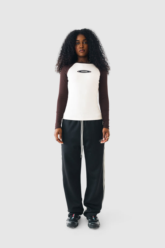 FRM RIBBED T-SHIRT- BROWN