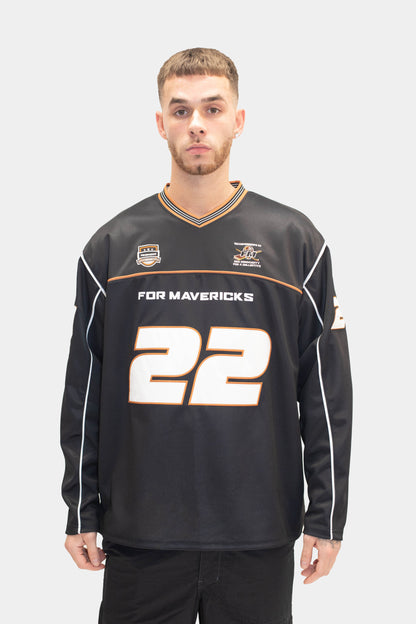 FM Athletic Jersey (Black/Neon-Orange)