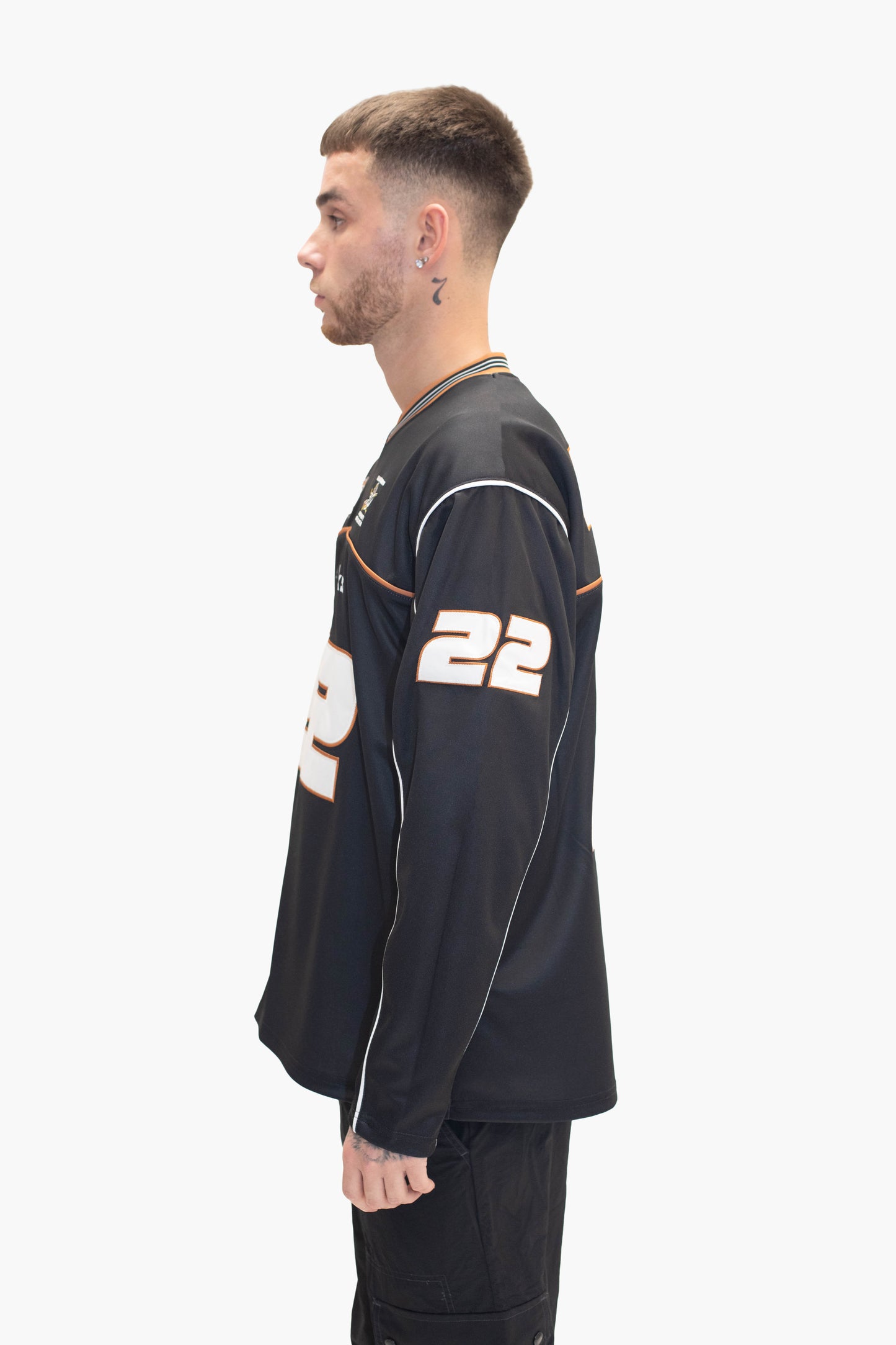 FM Athletic Jersey (Black/Neon-Orange)